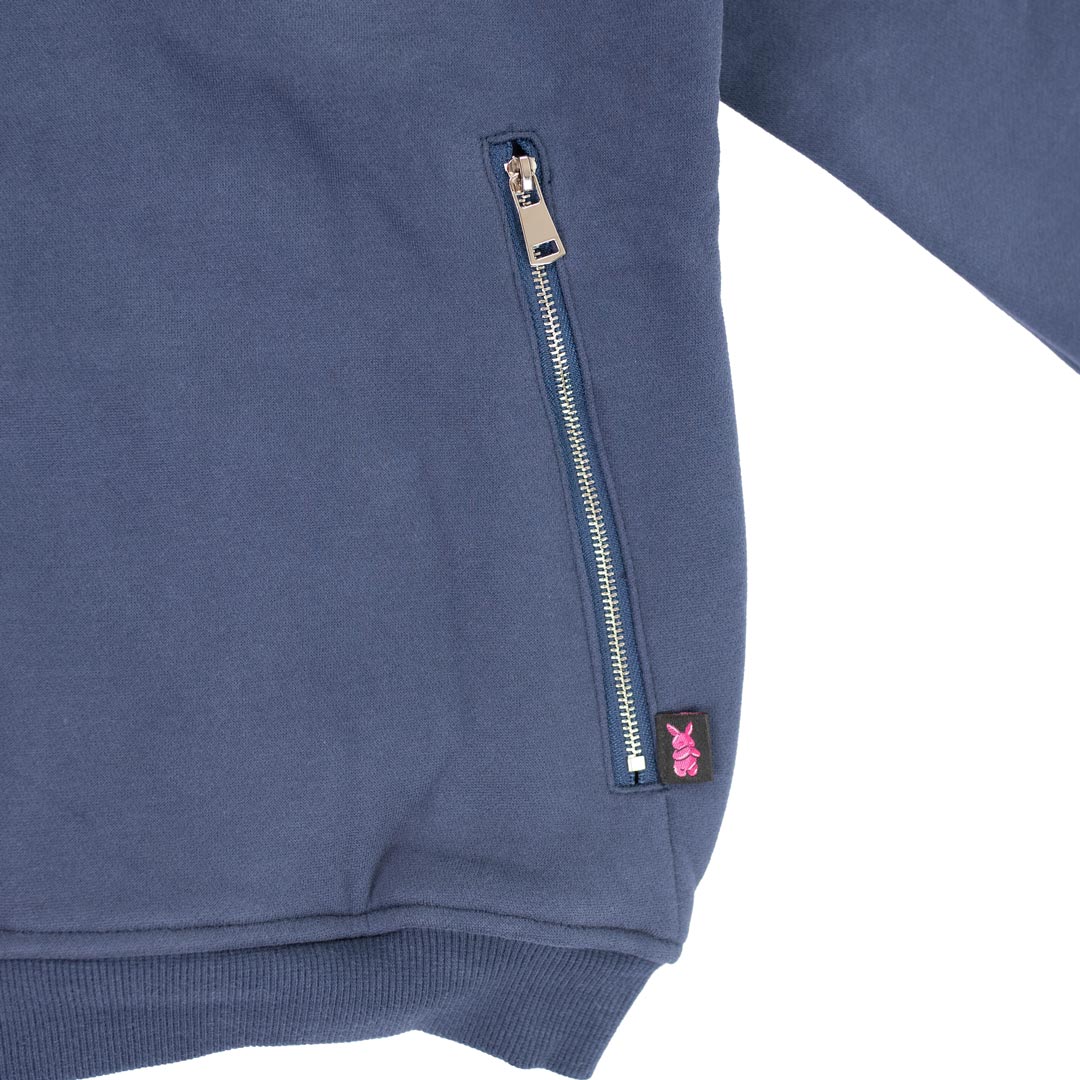 Hidden Pocket Hoodie (Navy Blue)