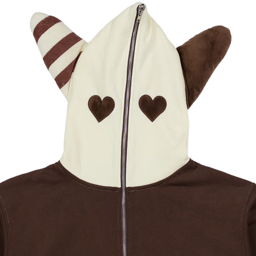 Bunny hoodie with ears and 2024 tail